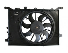 VOLVO S60- 00/04; RADYATÖR FAN DAVLUMBAZI KOMPLE (KONTROL ÜNİTESİZ BEYİNSİZ)(7KANATLI) (TW)