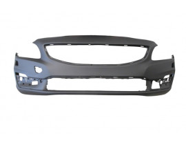 VOLVO S60- 13/18; ÖN TAMPON ASTARLI SİYAH/FAR YIKAMA DELİKLİ (TYG)