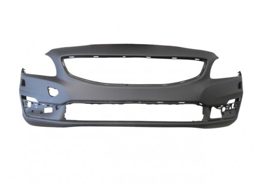 VOLVO S60- 13/18; ÖN TAMPON ASTARLI SIYAH/FAR YIKAMA DELIKLI (TYG)