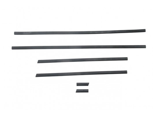 TOYOTA COROLLA- AE101- 93/98; ÖN/ARKA KAPI BANDI SET SİYAH YAPIŞKANLI (6 PARÇA)