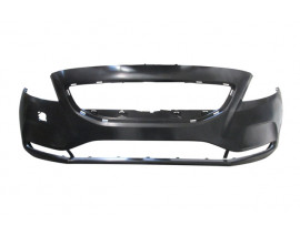 VOLVO V40- 13/19; ÖN TAMPON SİYAH/FAR YIKAMA DELİKSİZ (TYG)