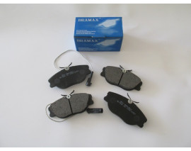 ALFA ROMEO 155- 93/97; ÖN FREN BALATASI (2 KABLOLU)(DİSK) (129.9x58.8x18)(BRAMAX)