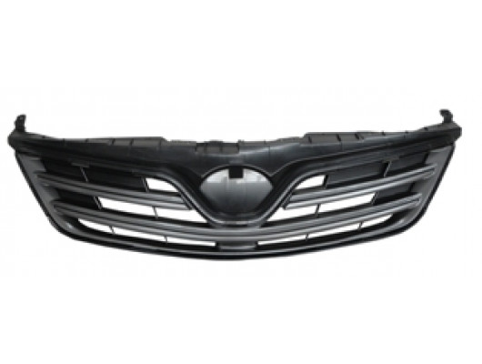 TOYOTA COROLLA- E150- 10/13; ÖN PANJUR SİYAH (GÜMÜŞ GRİ KAPLAMALI) (ÜST KORUMA PLASTİKLİ) (FPI)