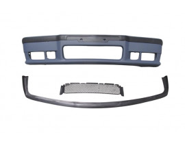 BMW 3 SERI- E36- 91/98; ÖN TAMPON ASTARLI (SPOİLERLİ/BANDLI/PANJURLU/SİS DELİKLİ) (M-TECH/M3)