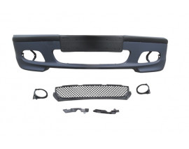 BMW 3 SERI- E46- SD- 98/05; ÖN TAMPON ASTARLI (SİS DELİKLİ/BANDLI/PANJURLU) (PLAKA PLASTİKLİ) M-TECH