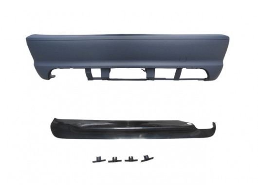 BMW 3 SERI- E46- COUPE- 98/05; ARKA TAMPON ASTARLI (SENSÖR DELİKLİ/ÇEKİ DEM.KAPAKLI/KARLIKLI)M-TECH