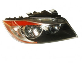 BMW 3 SERI- E90- 05/09; FAR LAMBASI SAĞ SİYAH/ELEKTRİKLİ (SARI REFLEKTÖRLÜ) (EAGLE EYES)