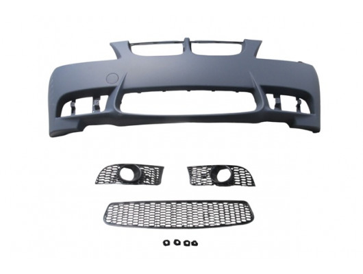 BMW 3 SERI- E90- 05/09; ÖN TAMPON ASTARLI(SİS D.Lİ KAPAK/IZGRALI/SEN.YUVALI/ÇEK.KAPAKLI)M3-STYLE/LCI