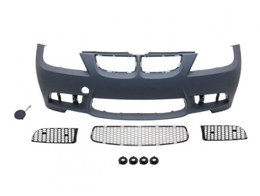 BMW 3 SERI- E90- 05/09; ÖN TAMPON ASTARLI(SİS D.SİZ KAPAK/IZGRALI/SEN.YUVALI/ÇEK.KAPAKLI)M3-STYLE/LC