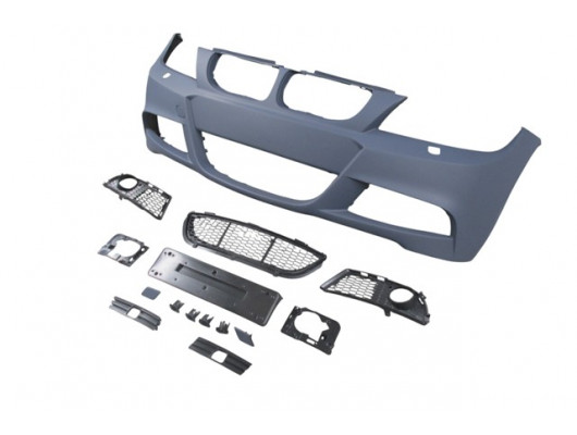 (YENİ ÜRÜN!!!)BMW 3 SERI- E90- 09/11; ÖN TAMPON ASTARLI (SİSLİ/F.YIK.LI/SİS KAPAKLI/IZGARALI/PLAKA PLS) M-TECH/LCI