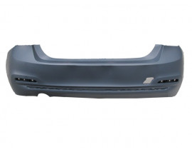 BMW 3 SERI- F30- 15/18; ARKA TAMPON KOYU GRİ/ASTARLI (SENSÖR DELİKSİZ/NİKELAJ ÇITA DELİKLİ)(TW)