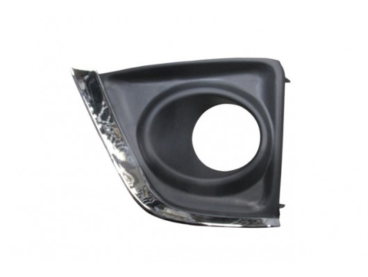 (YENİ ÜRÜN!!!)TOYOTA COROLLA- NDE180- 13/16; SİS LAMBA KAPAĞI SOL SİYAH SİS DELİKLİ (NİKELAJ ÇITALI) (TW)