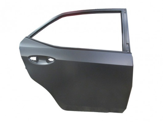 TOYOTA COROLLA- NDE180- 13/18; ARKA KAPI KOMPLE SAĞ SİYAH (BAND DELİKSİZ) (İCELİ/ÇEKOMASTİKLİ) (TW)