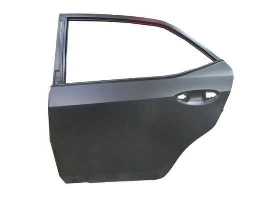 TOYOTA COROLLA- NDE180- 13/18; ARKA KAPI KOMPLE SOL SİYAH (BAND DELİKSİZ) (İCELİ/ÇEKOMASTİKLİ) (TW)