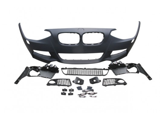 BMW 1 SERI- F20- 12/15; ÖN TAMPON ASTARLI(SİS D.Lİ KAPAK/IZGRALI TAKIM/F.YIK.LI/SENSÖR DLİKLİ)M-TECH