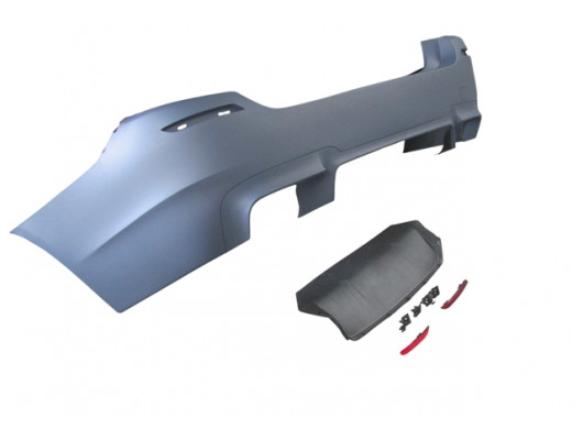 (YENİ ÜRÜN!!!)BMW 1 SERI- F20- 12/15; ARKA TAMPON ASTARLI (SENSÖR AÇILIR TİP/REFLEKTÖRLÜ (KARLIKLI) (M-TECH)