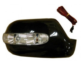 BMW 5 SERI- E39- 96/00; AYNA KAPAĞI SOL SİYAH SİNYALLİ