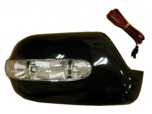 BMW 5 SERI- E39- 96/00; AYNA KAPAĞI SOL SİYAH SİNYALLİ