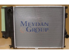 BMW 5 SERI- E39- 01/03; SU RADYATÖRÜ MANUEL (PLASTİK KAZAN) ALÜMİNYUM 2SIRA PETEK 52.5/44 (TOMSUN)