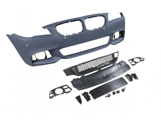 (YENİ ÜRÜN!!!)BMW 5 SERI- F10- 13/16; ÖN TAMPON ASTARL(SİS D.Lİ/IZGRALI/PLAKA PLASTİK/FAR.YIK.LI/SEN.D.)M-TECH/LCI