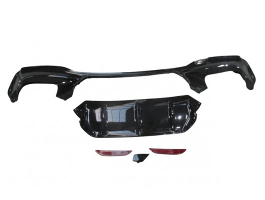 BMW 5 SERI- G30- 17/20; KARLIK PRLK SİYAH (ARKA TAMPON ALTI) (ÇEKİ DEMİR KAPAKLI/ÇİFT EGZOSLU)F90/M5