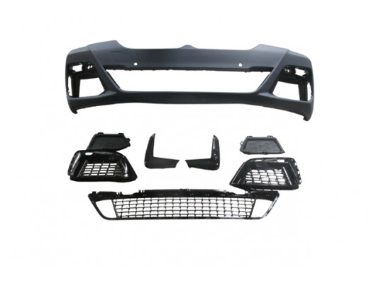 BMW 5 SERI- G30- 20/22; ÖN TAMPON ASTARLI(SİS DLKSİZ KAPAK/IZGARALI)(SENSÖR D.Lİ/ÇEKİ KAPAKLI)M-TECH