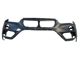 BMW X1- F48- 15/18; ÖN TAMPON SİYAH (SİS DELİKLİ/SENSÖR DELİKLİ)(TW)