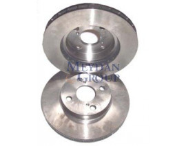 TOYOTA COROLLA- HB- 02/04; ÖN FREN DISKI (HAVALI)(ADET) 1.4/1.6cc (255X25X55X49X4-2)(DAIWA)