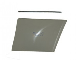 MERCEDES E CLASS- W124- 90/95; ÖN ÇAMURLUK BANDI SAG GRI (NIKELAJI ILE BIRLIKTE) (TW)