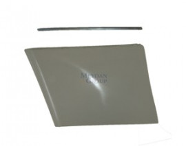 MERCEDES E CLASS- W124- 90/95; ÖN ÇAMURLUK BANDI SOL GRI (NIKELAJI ILE BIRLIKTE) (TW)