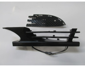 MERCEDES C CLASS- W202- 97/99; ÖN TAMPON ÇEKİ DEMİRİ KAPAĞI SAĞ SİYAH (TW)