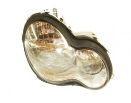 MERCEDES C CLASS- W203- 03/07; FAR LAMBASI SAĞ VAKUM AYARLI/MERCEKSİZ/ŞEFFAF CAM/5PİNLİ(H7/H7)