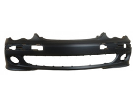 MERCEDES C CLASS- W203- 05/07; ÖN TAMPON SİYAH (SİS/BANT DELİKLİ/YIKAMASIZ(CLASSIC/ELEGANCE/AVANT.)