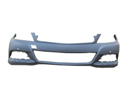 MERCEDES C CLASS- W204- 11/13; ÖN TAMPON GRİ (ASTARLI BANT/FAR YIKAMA DELİKSİZ/SENSÖR DELİKLİ TW)