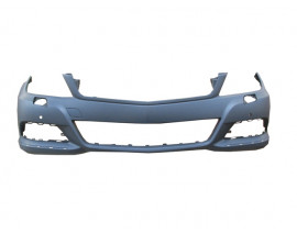 MERCEDES C CLASS- W204- 11/13; ÖN TAMPON SİYAH (SİS/SENSÖR/FAR YIKAMA DELİKLİ TW)