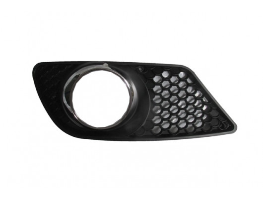 MERCEDES C CLASS- W204- 11/13; SİS LAMBA KAPAĞI SOL SİYAH (SİS DELİKLİ/NİKELAJ ÇERÇEVELİ) (AMG) (TW)