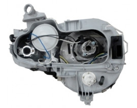 MERCEDES E CLASS- W210- 96/99; FAR LAMBASI SOL MERCEKLI/VAKUM AYARLI H7/H7 (KRISTAL TIP) (FAMELLA)