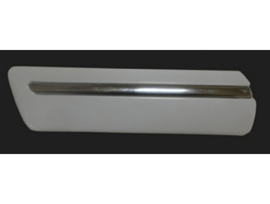 MERCEDES E CLASS- W210- 00/02; ÖN ÇAMURLUK BANDI SOL BEYAZ (NİKELAJ KAPLAMALI) NİK/BEYAZ (TYG)