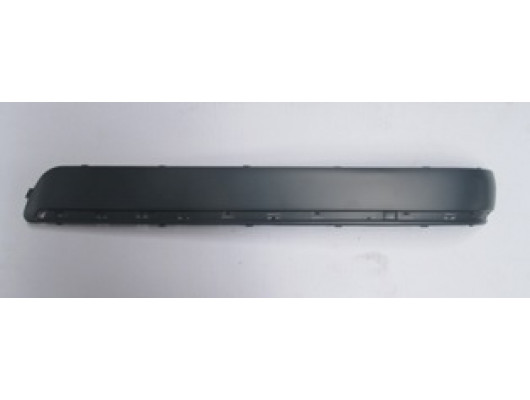 MERCEDES E CLASS- W210- 00/02; ARKA TAMPON BANDI SAĞ SİYAH NİKELAJ DELİKLİ (TW)