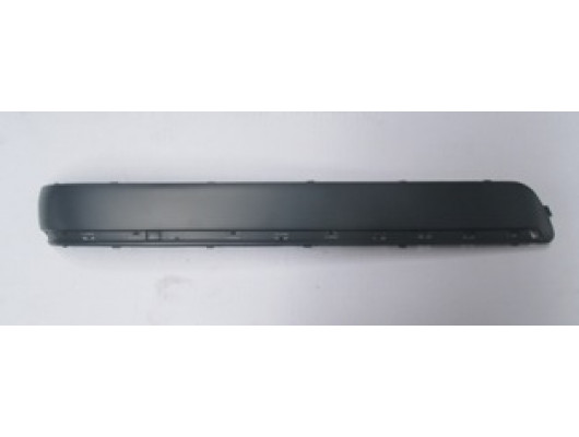 MERCEDES E CLASS- W210- 00/02; ARKA TAMPON BANDI SOL SİYAH NİKELAJ DELİKLİ (TW)