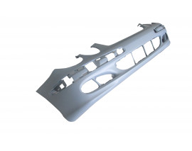 MERCEDES E CLASS- W211- 03/06; ÖN TAMPON KOYU GRİ (SİS DELİKLİ/FAR YIKAMASIZ)(CLASSIC/ELEGANCE)(TYG)