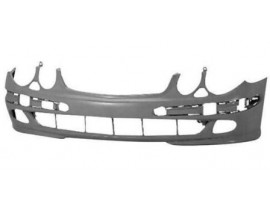 MERCEDES E CLASS- W211- 03/06; ÖN TAMPON KOYU GRİ (SİS DELİKLİ/FAR YIKAMALI)(AVANGARDE)(TW)