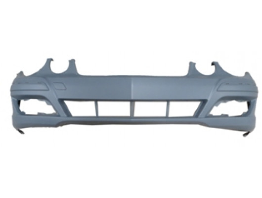 MERCEDES E CLASS- W211- 07/09; ÖN TAMPON GRİ (SENSÖR DELİKSİZ/FAR YIKAMASIZ/ÇITA DELİKSİZ)(CLASS