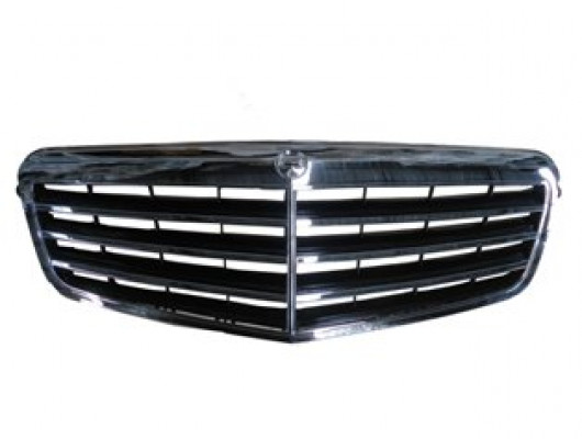 MERCEDES E CLASS- W212- 10/12; ÖN PANJUR NİKELAJLI 7 ÇITALI (İÇ PETEKLERİ SİYAH) (TYG)