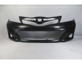 TOYOTA YARIS- 11/14; ÖN TAMPON SİYAH (SİS/PANJUR DELİKLİ) (TYG)