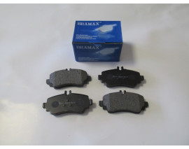 MERCEDES A CLASS- W168- 98/04; ÖN FREN BALATASI (KABLOSUZ)(DİSK)(116,43X57,55X16,85)(BRAMAX)