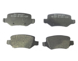 MERCEDES A CLASS- W168- 98/04; ARKA FREN BALATASI (DISK)(95,5X41.4X14)(BRAMAX)