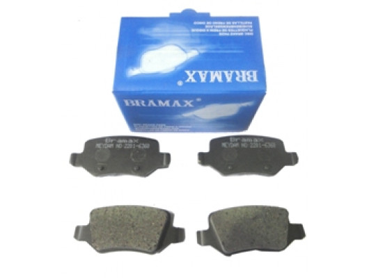 MERCEDES B CLASS- W245- 05/09; ARKA FREN BALATASI (DISK)(95,5X41.4X14)(BRAMAX)