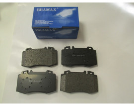 MERCEDES ML CLASS- W163- 98/05; ÖN FREN BALATASI (KABLOSUZ)(DİSK)(117,8X71,60X16,50) (BRAMAX)