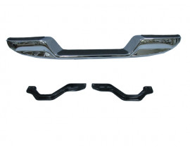 TOYOTA HILUX- PICK UP LN145- 02/05; ARKA TAMPON (NİKELAJLI ALTI BOMBELİ BAĞLANTI BRAKETLERİ İLE)FPI)